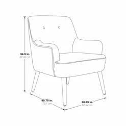 Coupon 🥰 Carson Carrington Balestrand Mid-century Tufted Velvet Arm Chair Charcoal 🛒 -Carson Carrington Sales unnamed file 4500