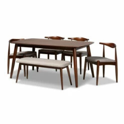 Buy ⭐ Carson Carrington Jula Modern Upholstered 6-piece Dining Set ❤️ -Carson Carrington Sales unnamed file 4522