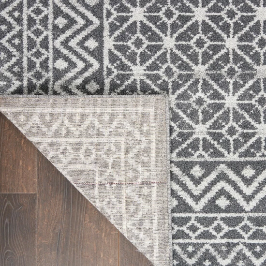 Discount ๐ Carson Carrington Rantorp Moroccan Charcoal/Silver Area Rug Grey / Ivory ๐ 5 Discount ๐ Carson Carrington Rantorp Moroccan Charcoal/Silver Area Rug Grey / Ivory ๐ - Image 3