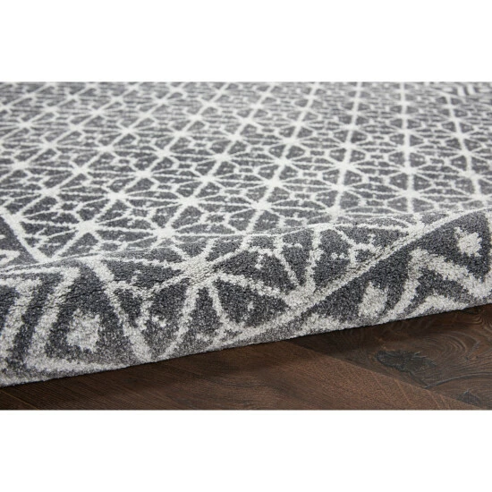 Discount ๐ Carson Carrington Rantorp Moroccan Charcoal/Silver Area Rug Grey / Ivory ๐ 9 Discount ๐ Carson Carrington Rantorp Moroccan Charcoal/Silver Area Rug Grey / Ivory ๐ - Image 7