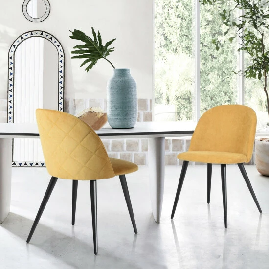 Buy ๐ฅ Carson Carrington Iggejaur Modern Living Room Side Chair Yellow ๐ 10 Buy ๐ฅ Carson Carrington Iggejaur Modern Living Room Side Chair Yellow ๐ - Image 8