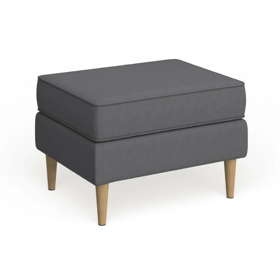 Best Sale ๐ Carson Carrington Larvik Mid-century Modern Fabric Ottoman Bench Dark Grey + Natural โจ 5 Best Sale ๐ Carson Carrington Larvik Mid-century Modern Fabric Ottoman Bench Dark Grey + Natural โจ - Image 3