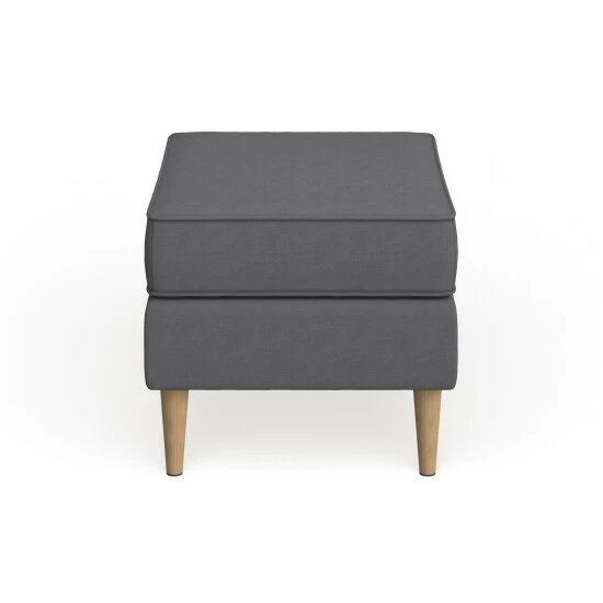 Best Sale ๐ Carson Carrington Larvik Mid-century Modern Fabric Ottoman Bench Dark Grey + Natural โจ 9 Best Sale ๐ Carson Carrington Larvik Mid-century Modern Fabric Ottoman Bench Dark Grey + Natural โจ - Image 7