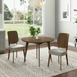 Brand new ✨ Carson Carrington Breuer Mid Century Modern Wood Back Armless Side Chairs (Set Of 2) Mustard Yellow ⭐