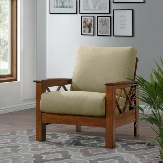 Discount โญ Carson Carrington Klaipeda X-design Arm Chair Tan ๐ 5 Discount โญ Carson Carrington Klaipeda X-design Arm Chair Tan ๐ - Image 3