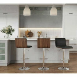 Best deal ❤️ Carson Carrington Ljungby Mid-century Modern Adjustable Barstool - N/A Grey 🔔