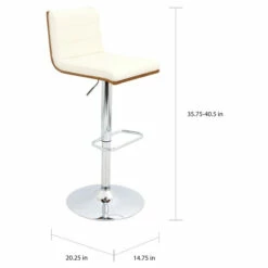 Best deal ❤️ Carson Carrington Ljungby Mid-century Modern Adjustable Barstool - N/A Grey 🔔 -Carson Carrington Sales unnamed file 4644