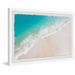 Outlet 😉 Carson Carrington Powdery White Sands' Framed Painting Print 🛒