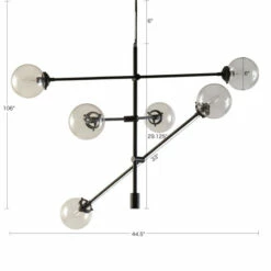 Outlet ✨ Carson Carrington Tomten 6-light Sputnik Chandelier Gold 🎉 -Carson Carrington Sales unnamed file 472