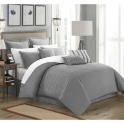 New 🤩 Carson Carrington Juelsminde 13-piece Grey Embroidered Comforter Set ✨ -Carson Carrington Sales unnamed file 4753