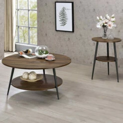 Cheap 🤩 Carson Carrington Batkroken Round 2-tier Coffee Table N/a ⭐ -Carson Carrington Sales unnamed file 4764