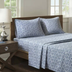 Top 10 ✔️ Carson Carrington Stockholm Chevron Printed Microfiber Sheet Set Navy 💯 -Carson Carrington Sales unnamed file 4772