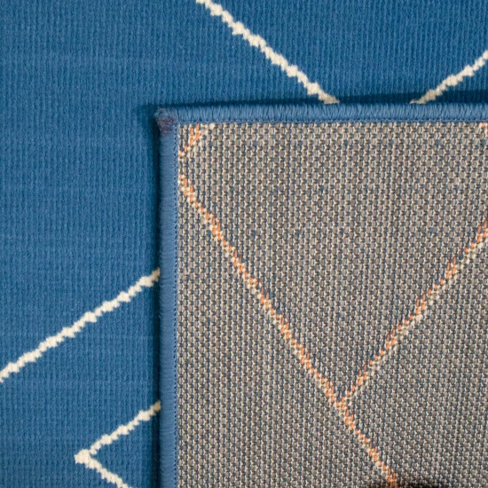 Outlet ๐ฅ Carson Carrington Iselsta Modern Aztec Indoor/Outdoor Area Rug Blue ๐ 10 Outlet ๐ฅ Carson Carrington Iselsta Modern Aztec Indoor/Outdoor Area Rug Blue ๐ - Image 8