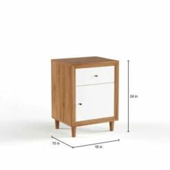 Discount 🔥 Carson Carrington Trollhattan Mid-century Single-drawer Nightstand 👍 -Carson Carrington Sales unnamed file 4833