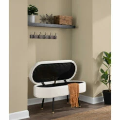 Buy โค๏ธ Carson Carrington Anton Storage Bench Light Grey Fabric ๐