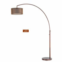 Flash Sale 💯 Carson Carrington Ingelsgard Antique Bronze Double Shade LED Arched Floor Lamp ✔️ -Carson Carrington Sales unnamed file 4879