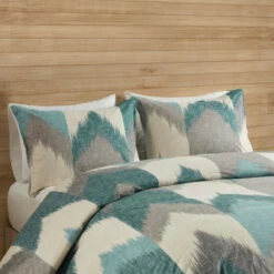 Outlet ⌛ Carson Carrington Kallaste Aqua Cotton Printed Comforter 3-piece Set 😍 -Carson Carrington Sales unnamed file 4892