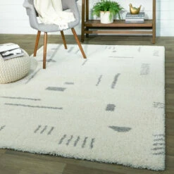 Wholesale 👍 Carson Carrington Islinge Tribal Moroccan Shag Area Rug Rust 🧨 -Carson Carrington Sales unnamed file 49