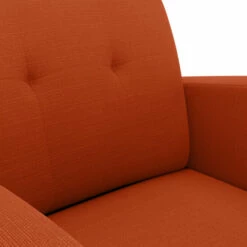 Outlet 😍 Carson Carrington Keflavik Mid-century Orange Linen Arm Chair 🎁 -Carson Carrington Sales unnamed file 4903