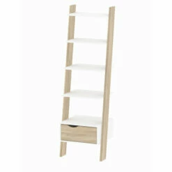 New 😉 Carson Carrington Kristiansund White Oak Stair Bookcase White/oak Structure 🔔 -Carson Carrington Sales unnamed file 4947