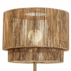 New ✔️ Carson Carrington Labbyn Jute Golden Brass Floor Lamp 💯 -Carson Carrington Sales unnamed file 5017