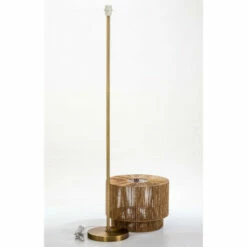 New ✔️ Carson Carrington Labbyn Jute Golden Brass Floor Lamp 💯 -Carson Carrington Sales unnamed file 5018