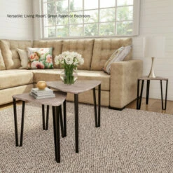 Buy 🛒 Carson Carrington Mortbol Modern Wood Nesting Tables (Set Of 3) 💯 -Carson Carrington Sales unnamed file 5028