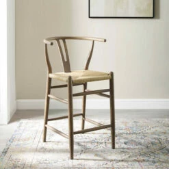 Best Sale ⌛ Carson Carrington Lagdea Wood Counter Stool White 👏