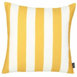 Promo ❤️ Carson Carrington Geometric Yellow Stripes 18-inch Throw Pillow Cover 🎁 -Carson Carrington Sales unnamed file 5085