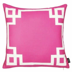 Wholesale 😀 Carson Carrington Geometric Pink And White 18-inch Throw Pillow Cover 💯 -Carson Carrington Sales unnamed file 5121
