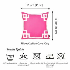 Wholesale 😀 Carson Carrington Geometric Pink And White 18-inch Throw Pillow Cover 💯 -Carson Carrington Sales unnamed file 5123
