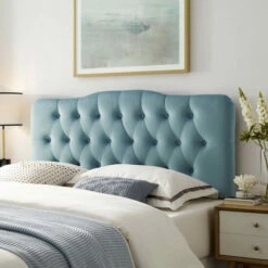 Flash Sale 🎉 Carson Carrington Labbetorp Full Diamond Tufted Velvet Headboard Pink 🎁 -Carson Carrington Sales unnamed file 514