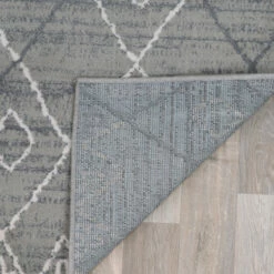 Outlet 🌟 Carson Carrington Uddboo Geometric Trellis Bohemian Modern Area Rug Gray ✨ -Carson Carrington Sales unnamed file 5179