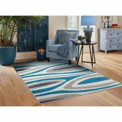 Cheapest 🌟 Carson Carrington Fana Contemporary Blue Area Rug 👏