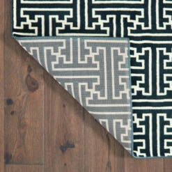 Wholesale ✨ Carson Carrington Kalvag Hi-Low Textured Geometric Area Rug Navy/cream 😉 -Carson Carrington Sales unnamed file 5191