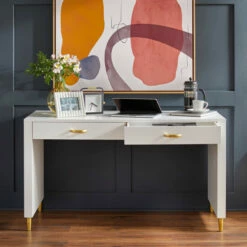 Budget 🎉 Carson Carrington Erfjord Desk White 🤩 -Carson Carrington Sales unnamed file 521
