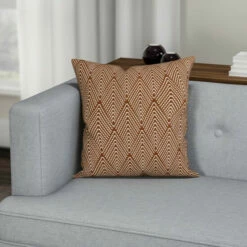 Cheap 🎉 Carson Carrington Verdalsora Geometric Print Pillow Blue ⌛