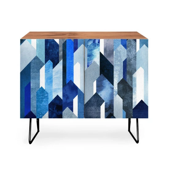 Budget ๐ Carson Carrington Hjaelmared Modern/Contemporary Blue Credenza ๐ 3 Budget ๐ Carson Carrington Hjaelmared Modern/Contemporary Blue Credenza ๐