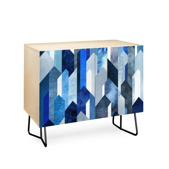 Budget ๐ Carson Carrington Hjaelmared Modern/Contemporary Blue Credenza ๐ 10 Budget ๐ Carson Carrington Hjaelmared Modern/Contemporary Blue Credenza ๐ - Image 8