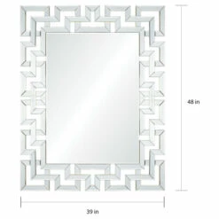 Deals 😉 Carson Carrington Hjuljern Framed Rectangular All Glass Mirror 💯 -Carson Carrington Sales unnamed file 5290