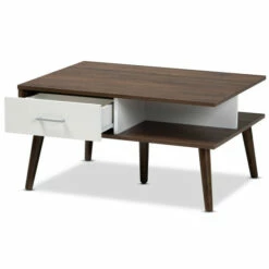Best Pirce 😉 Carson Carrington Aitken Mid-century Modern 2-drawer Coffee Table 👍 -Carson Carrington Sales unnamed file 5301