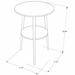 Best reviews of 🎁 Carson Carrington Bangling Round 2-tier End Table N/a 🌟 -Carson Carrington Sales unnamed file 5320