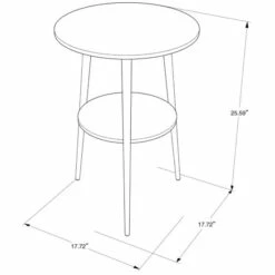 Best reviews of 🎁 Carson Carrington Bangling Round 2-tier End Table N/a 🌟 -Carson Carrington Sales unnamed file 5324