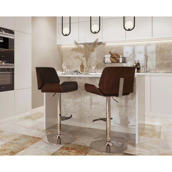 Buy ๐ Carson Carrington Tranas Mid-Century Modern Adjustable Barstool Brown/cherry ๐ฅ 9 Buy ๐ Carson Carrington Tranas Mid-Century Modern Adjustable Barstool Brown/cherry ๐ฅ - Image 7