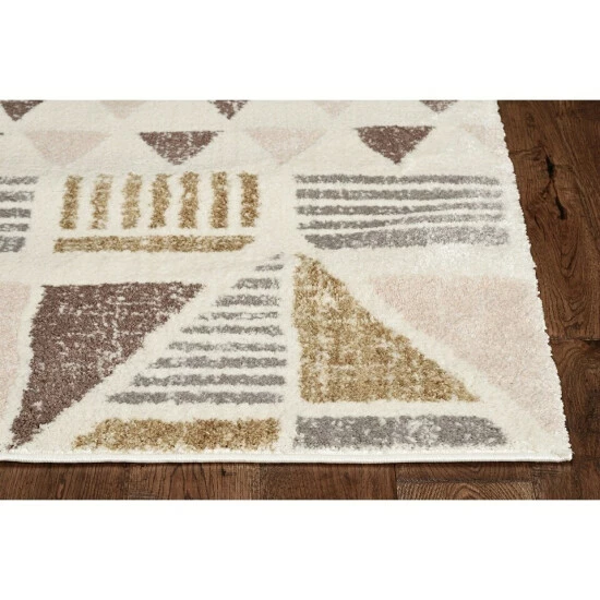 Outlet โญ Carson Carrington Mid-Century Modern Geometric Rug Ivory/mocha ๐ 4 Outlet โญ Carson Carrington Mid-Century Modern Geometric Rug Ivory/mocha ๐ - Image 2
