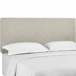 Best Sale ✨ Carson Carrington Stryn Full/Queen Upholstered Headboard Beige 🔔