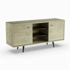 Budget 😉 Carson Carrington Hitra Mid-century 3-shelf TV Stand - 52 Inches Brown ⌛ -Carson Carrington Sales unnamed file 5420