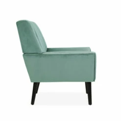 Buy 😉 Carson Carrington Abytorp Turquoise Blue Velvet Arm Chair 🔔 -Carson Carrington Sales unnamed file 5440