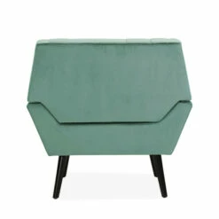 Buy 😉 Carson Carrington Abytorp Turquoise Blue Velvet Arm Chair 🔔 -Carson Carrington Sales unnamed file 5442