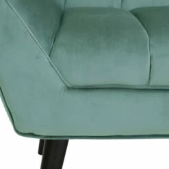 Buy 😉 Carson Carrington Abytorp Turquoise Blue Velvet Arm Chair 🔔 -Carson Carrington Sales unnamed file 5443